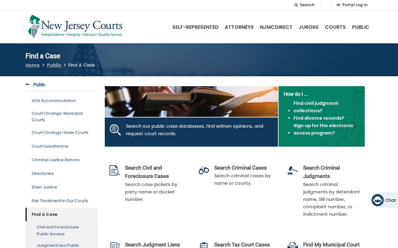 Union County booking-record court-disposition search source
