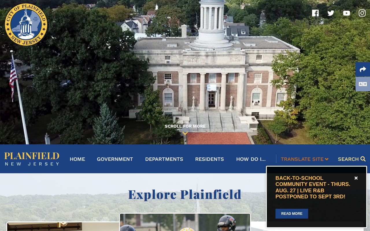 Union County Plainfield arrest-record agency source